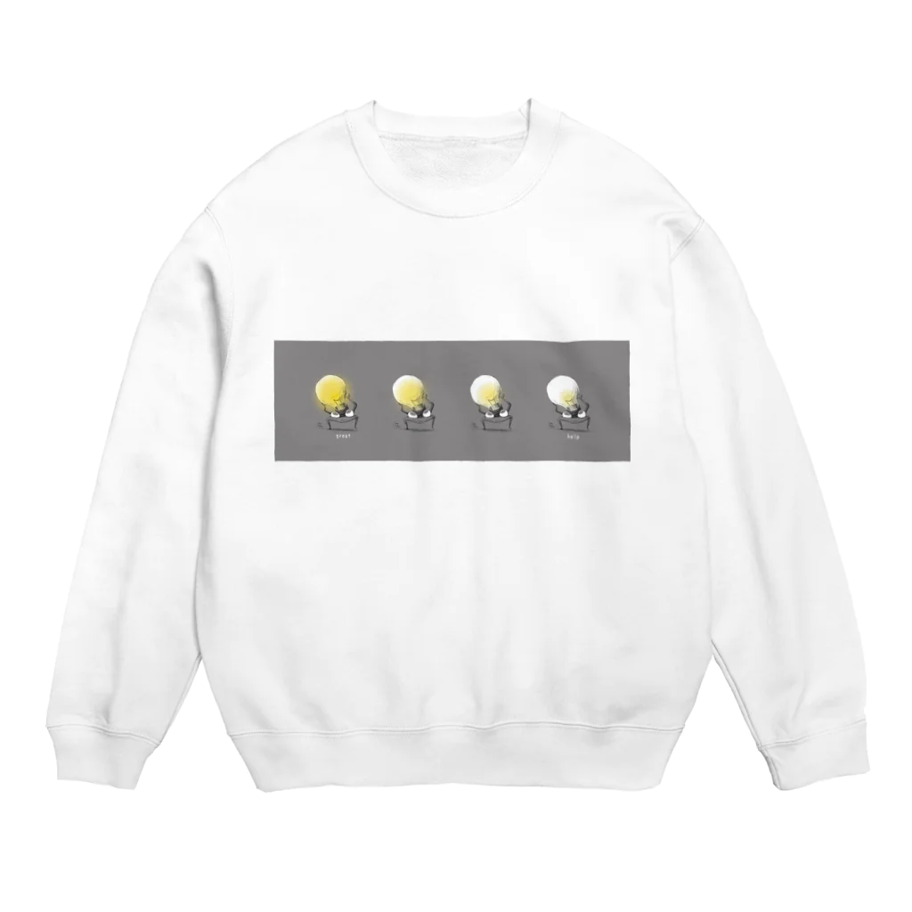 苔ttish!! feat.|neoFactoryの電飾虫 Crew Neck Sweatshirt