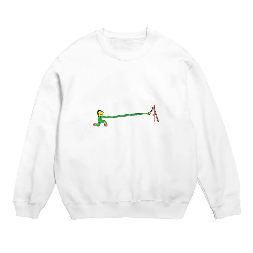 sand_ricefieldの離れてみるひと Crew Neck Sweatshirt