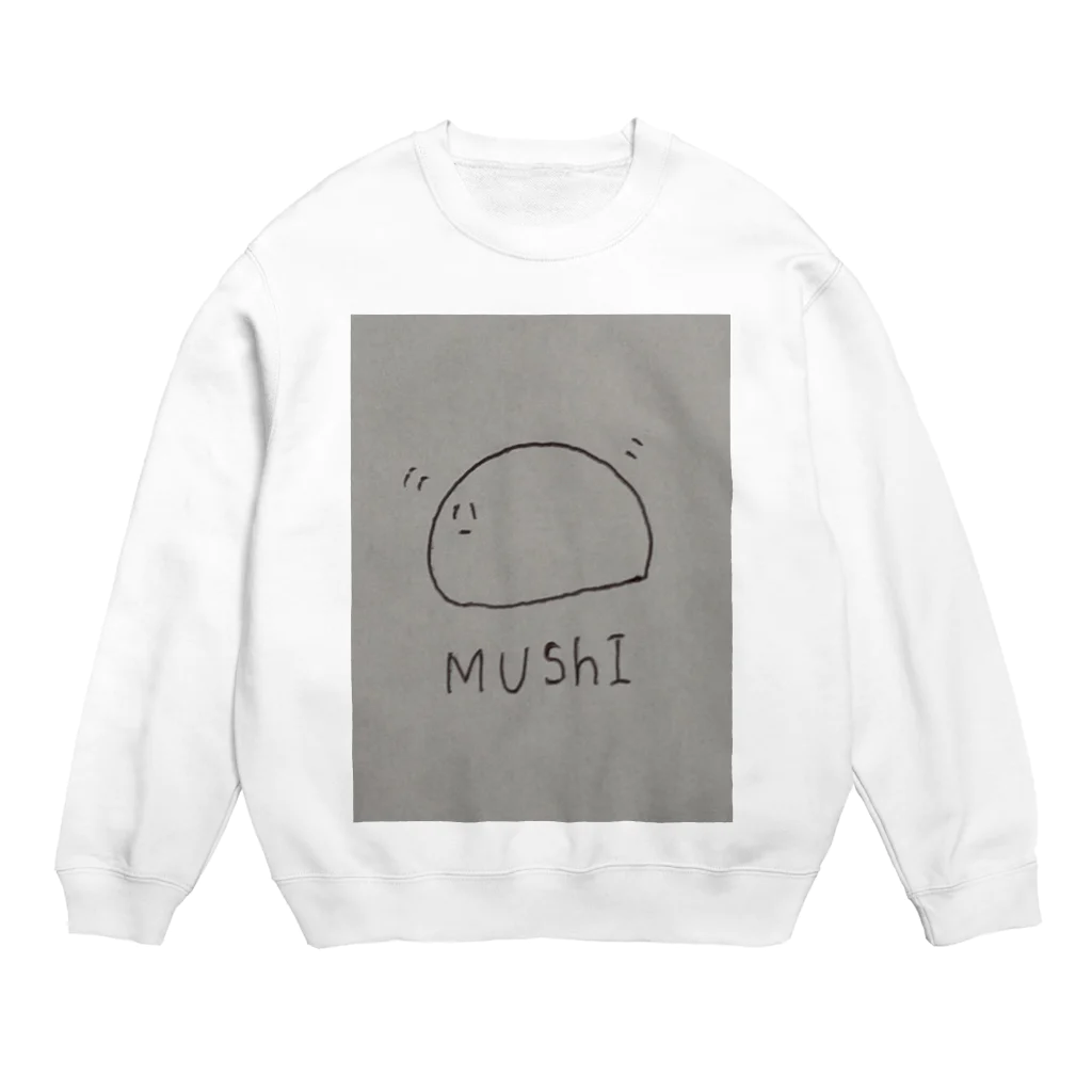 しろの脱力虫 Crew Neck Sweatshirt