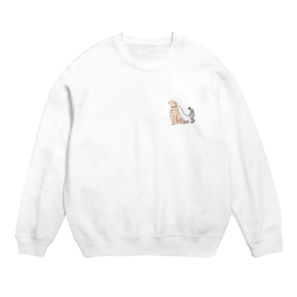 ソウトメのお店のビックドッグ Crew Neck Sweatshirt