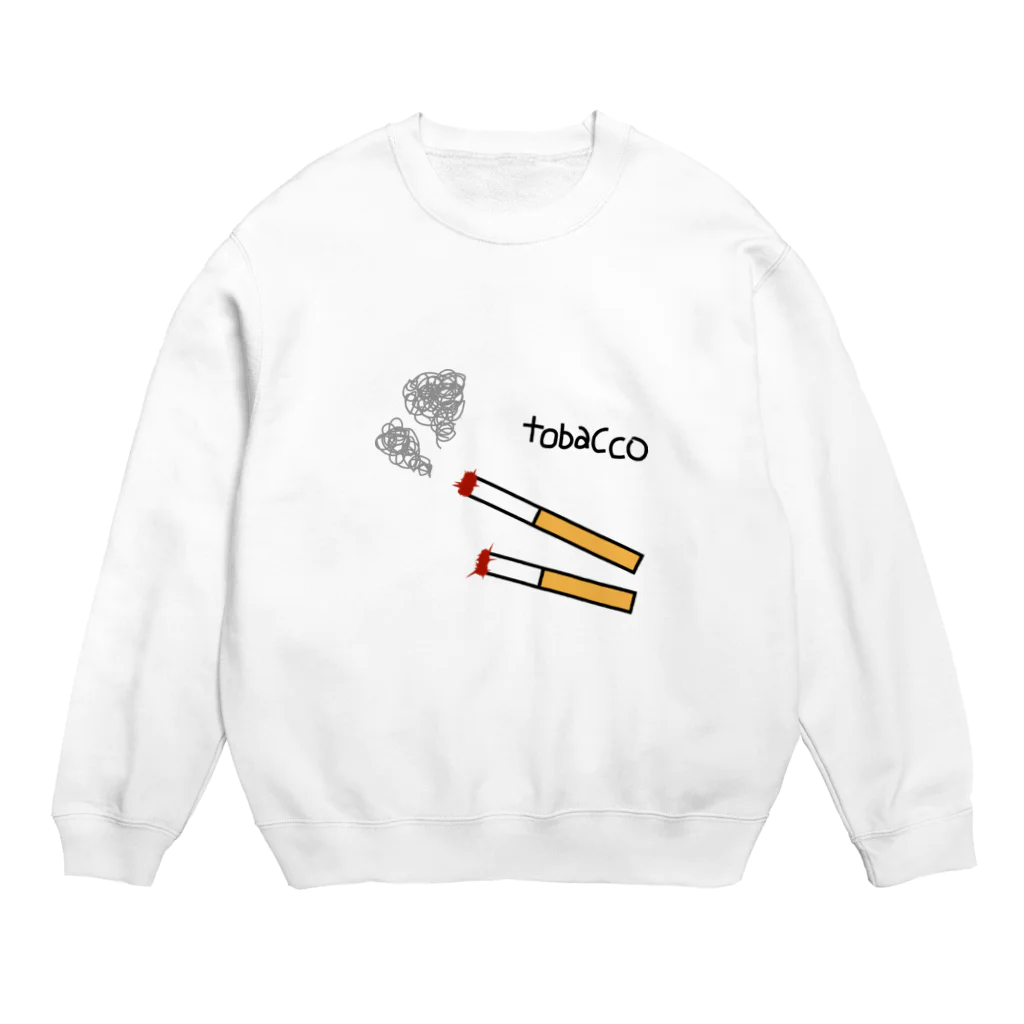 tanmamiのたばこ Crew Neck Sweatshirt