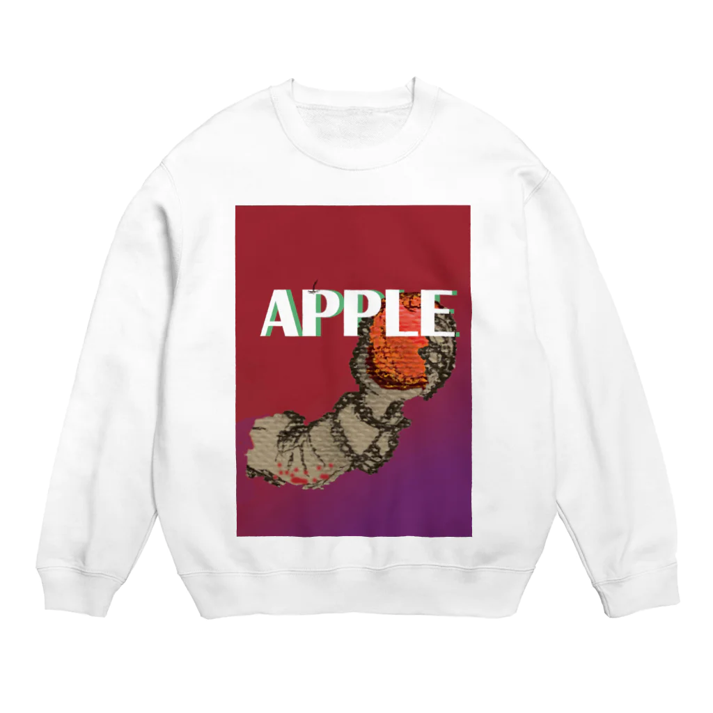 Yuta YoshiのHolding Apple  Crew Neck Sweatshirt