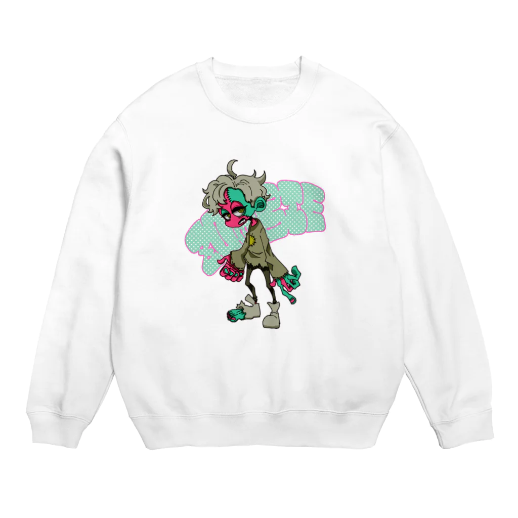 かーとぅーんのビビッドZOMBIE Crew Neck Sweatshirt