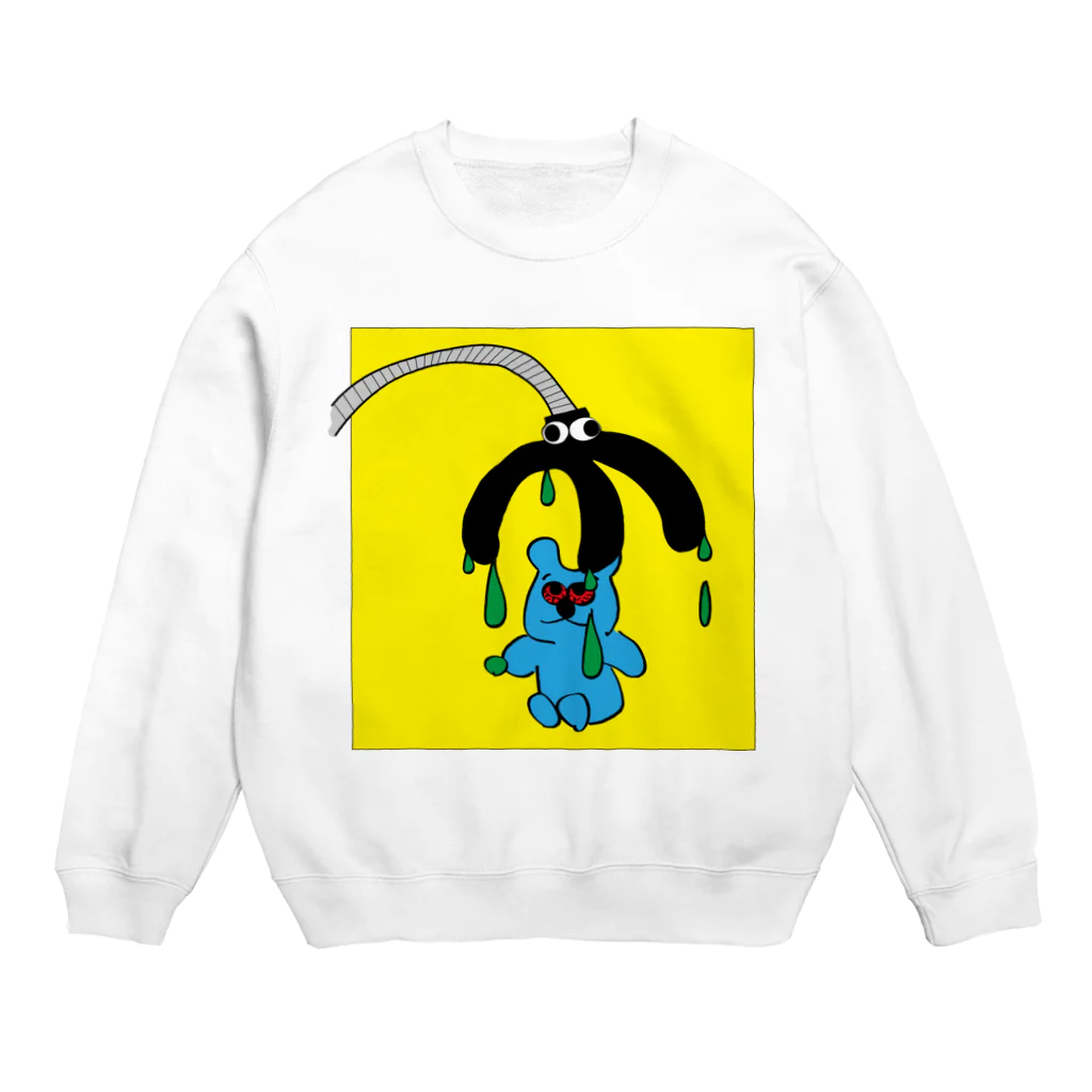 野良ブックストアーのufo from darkside Crew Neck Sweatshirt