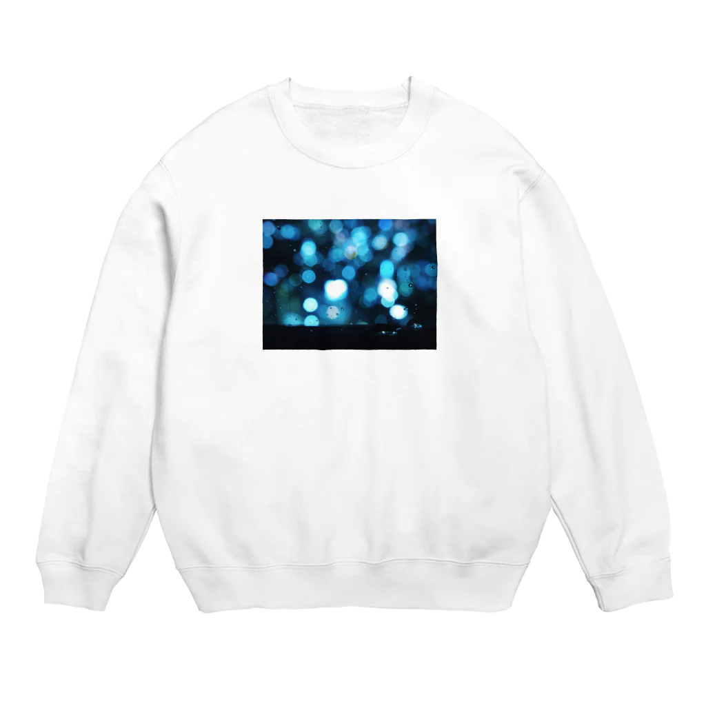 SHOPマニャガハの玉ボケ(ver:ブルー) Crew Neck Sweatshirt