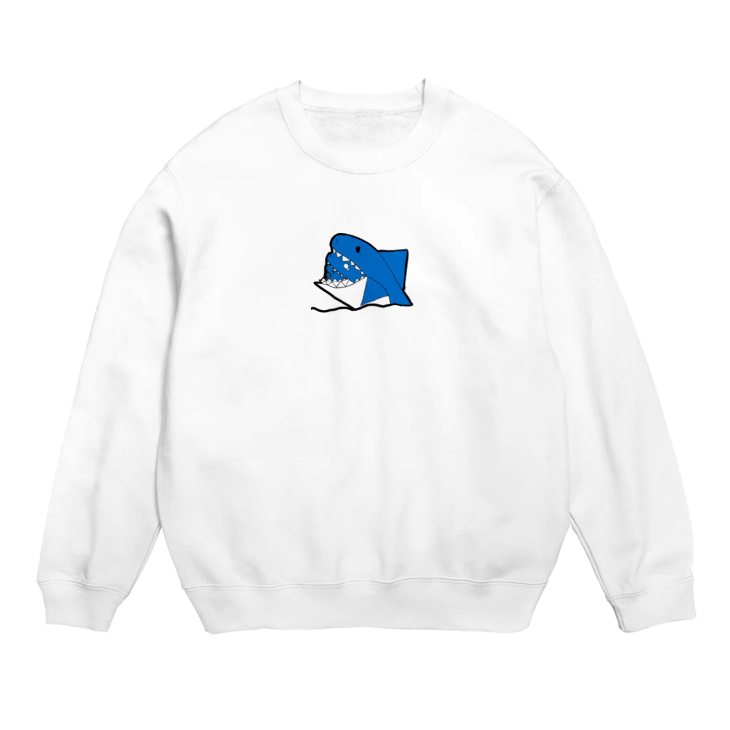 焼き芋のサメのマトリョーシカ Crew Neck Sweatshirt