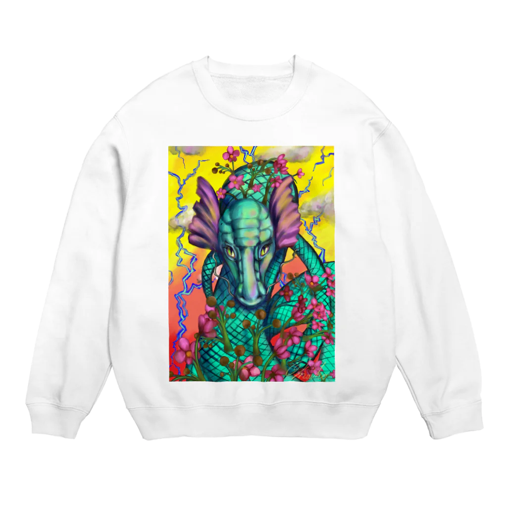 RunartworksのDragonne  ドラゴンヌ Crew Neck Sweatshirt