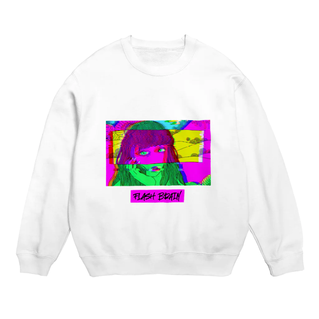 ふらっしゅぶれいん - Flash Brain -の自答 image Crew Neck Sweatshirt