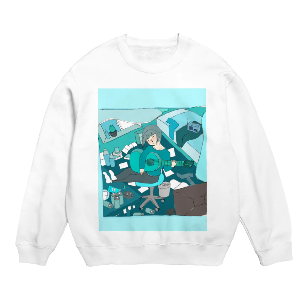 あの青系 Crew Neck Sweatshirt