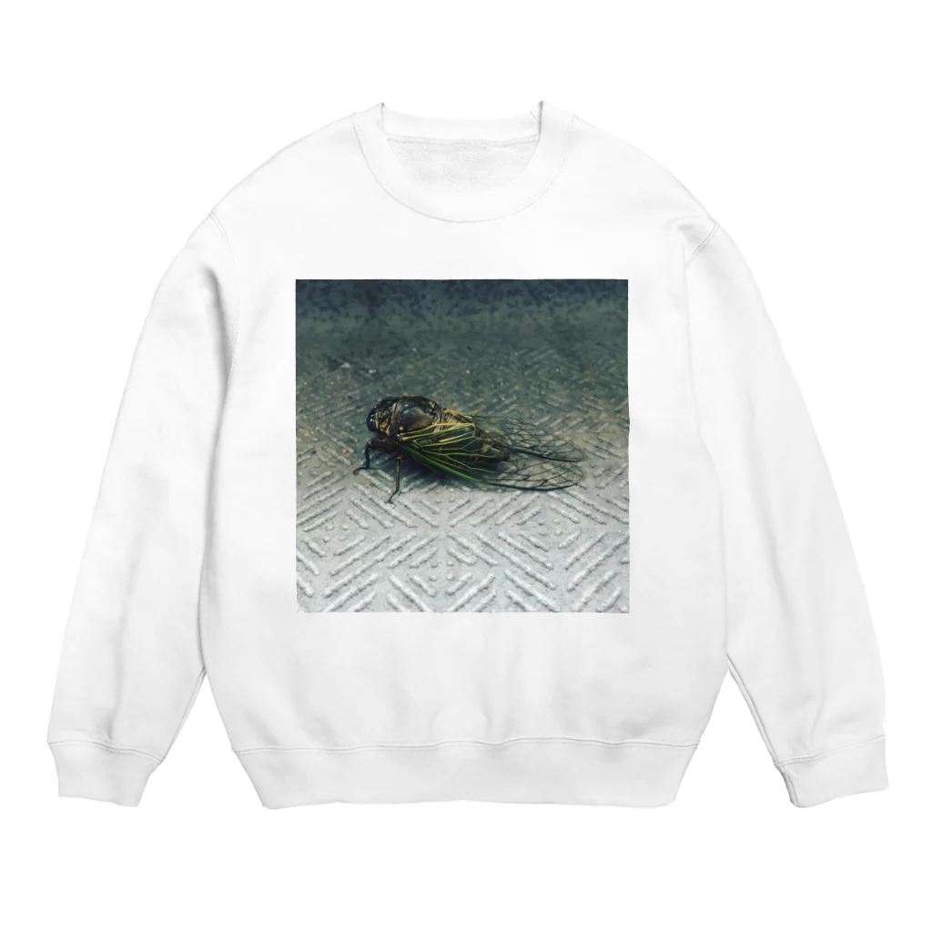 zula_tokyoのクマゼミ Crew Neck Sweatshirt