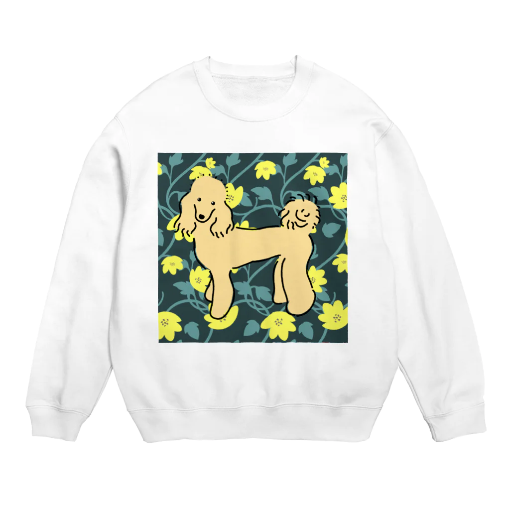 meijinoumareのクロエちゃんグッズ（フラワー） Crew Neck Sweatshirt