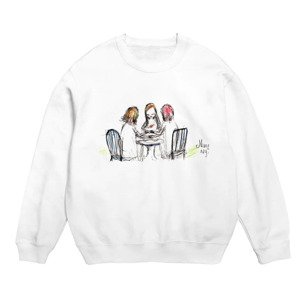 月ノ子の森に恋してのムラナギ／ヌガーポップ Crew Neck Sweatshirt