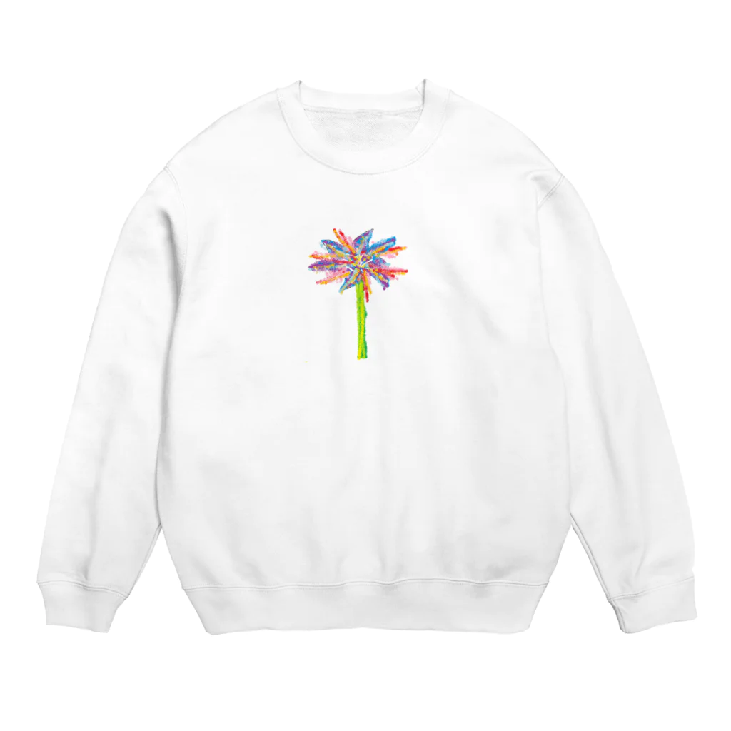 Myosotisのカラフルフラワー Crew Neck Sweatshirt