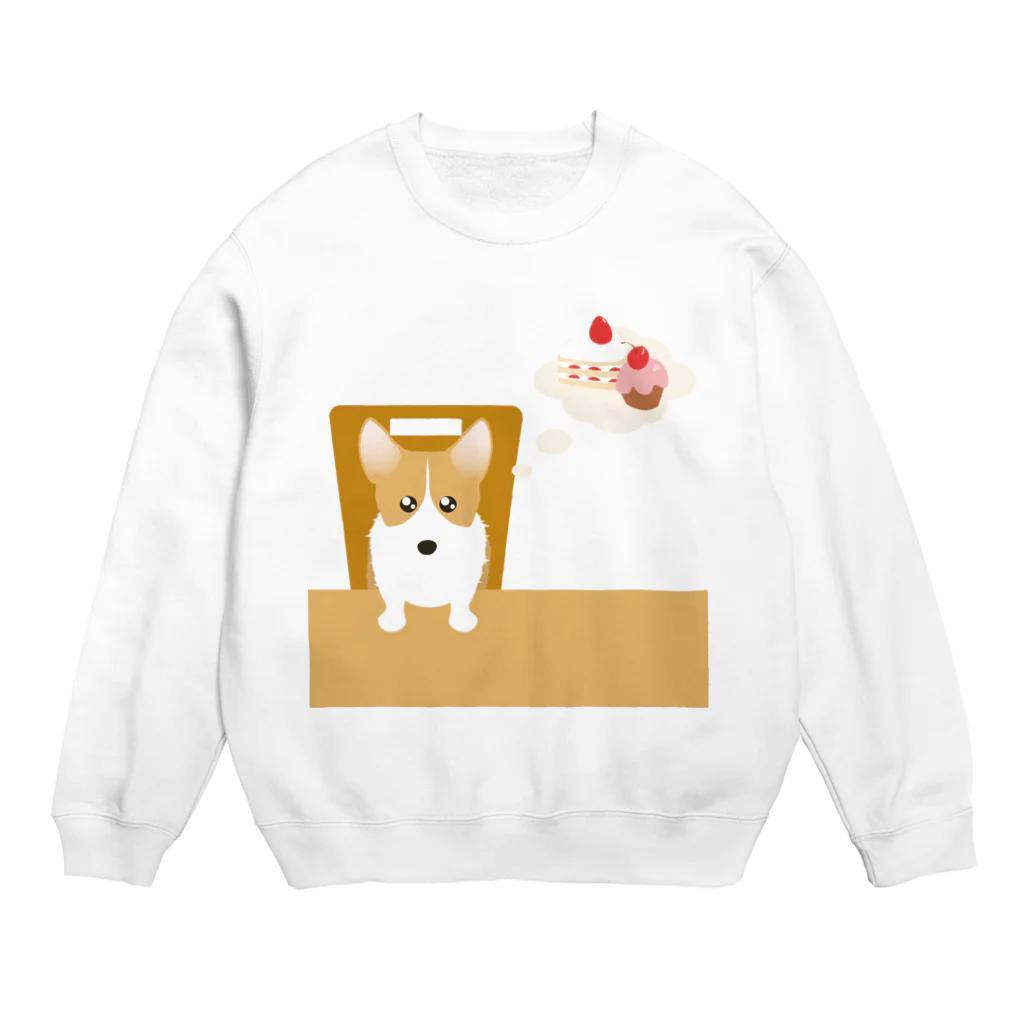 ふうふうたかのウェルシュ・コーギー・ペンブローク Crew Neck Sweatshirt