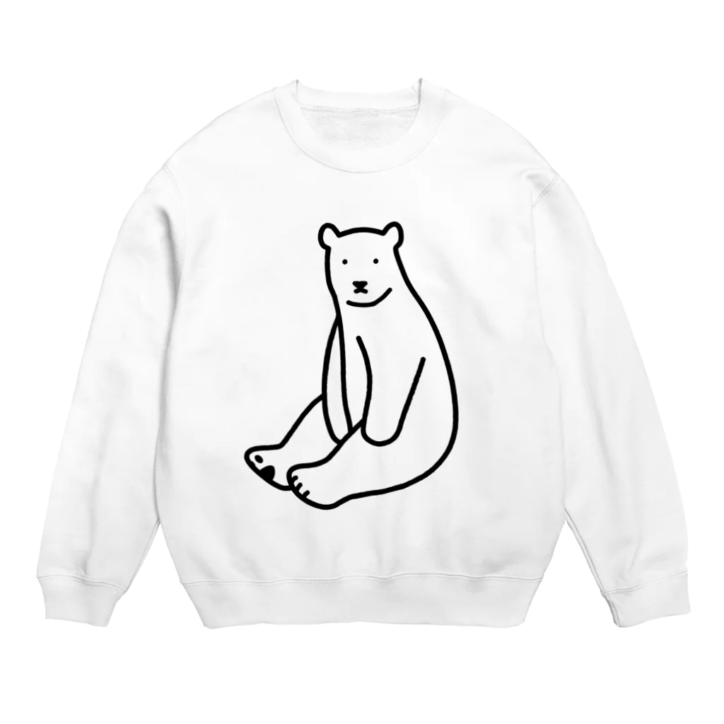 ふりるのシロクマ Crew Neck Sweatshirt