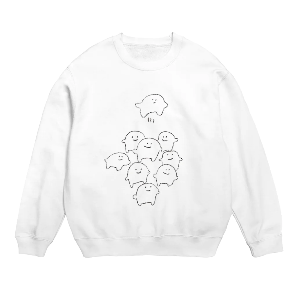 いのうえみなみのこうじょういんのあつまり Crew Neck Sweatshirt