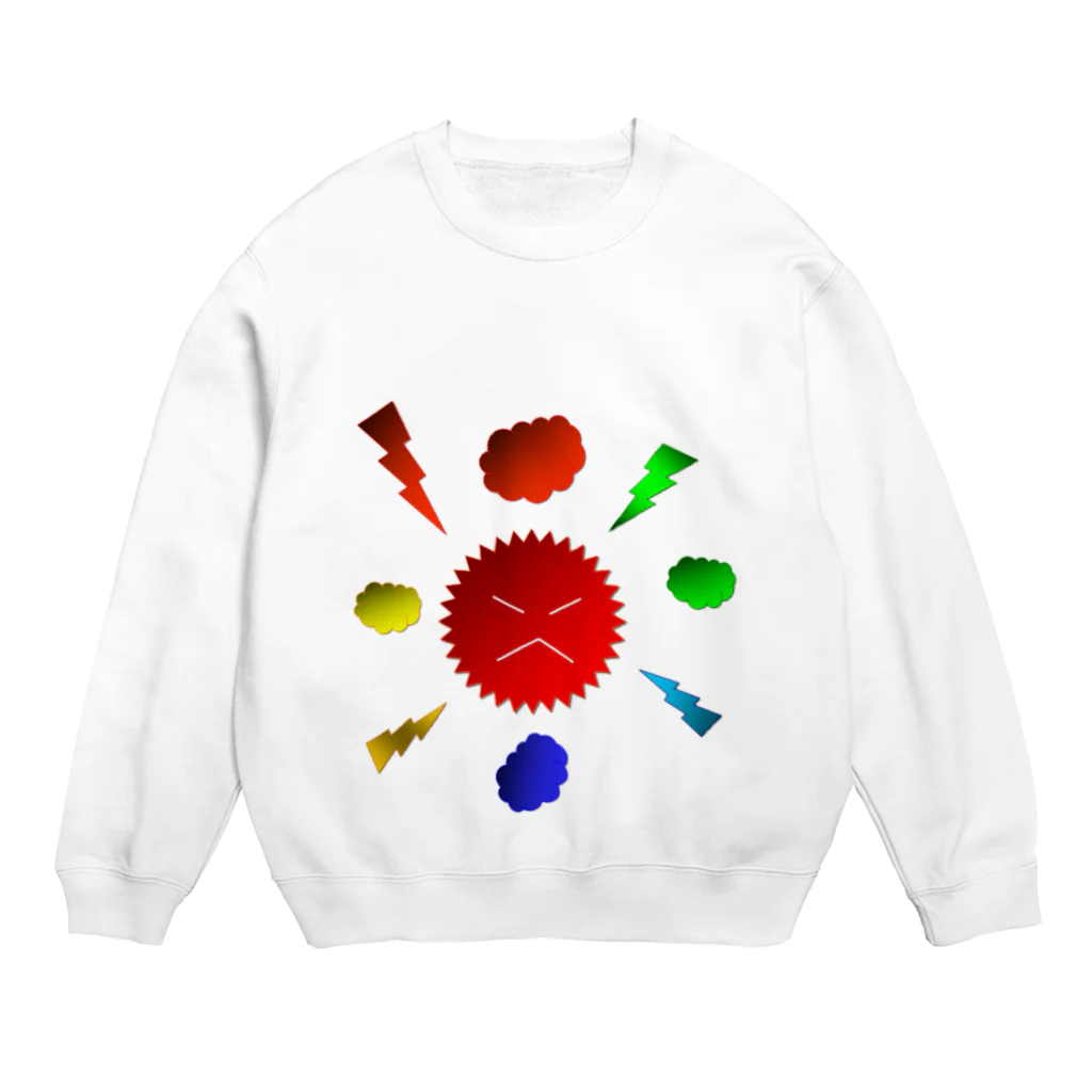 でおきしりぼ子の実験室のひすてりあ(ひすてりあのけしん、ひすてりこ） Crew Neck Sweatshirt