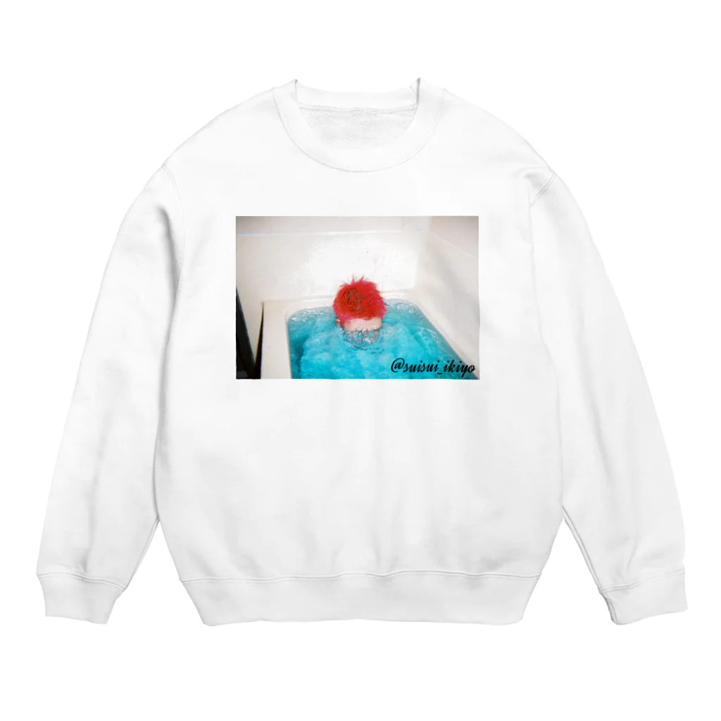 suisui_ikiyoの半人前の自我。 Crew Neck Sweatshirt