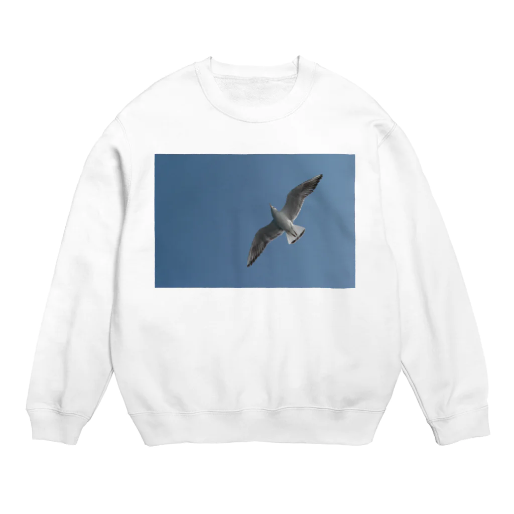 VIRVAの浮遊するカモメ Crew Neck Sweatshirt