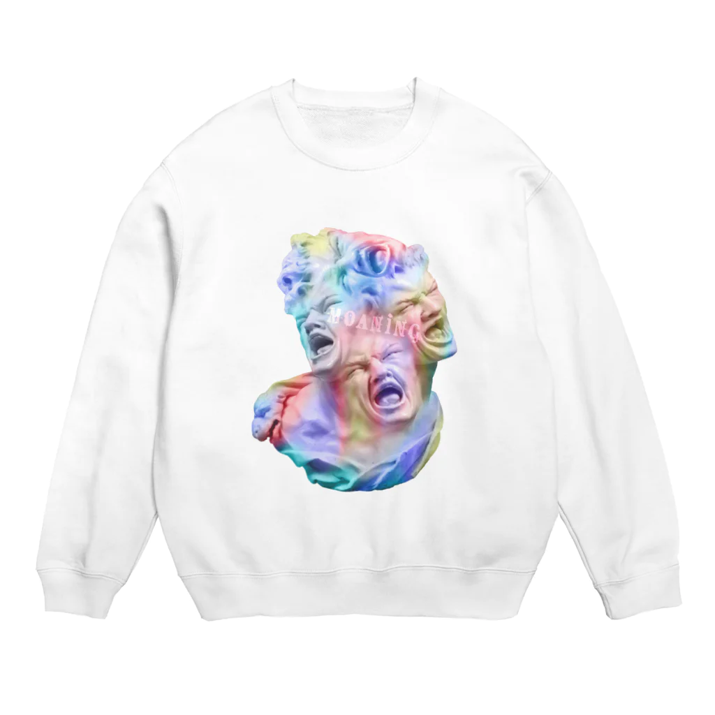 カズシフジイのうめく石像 Crew Neck Sweatshirt