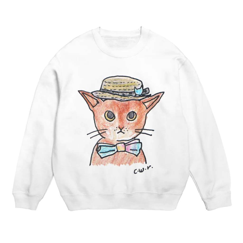 CUROGNACの100nyans094.sakuracat Crew Neck Sweatshirt