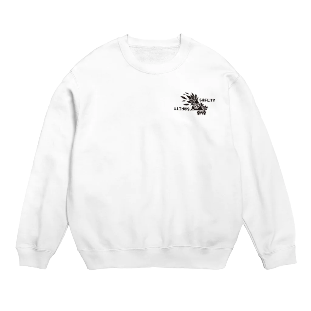 PIXEL SCREENのSAFETY! SAFETY!! SAFETY!!! Crew Neck Sweatshirt