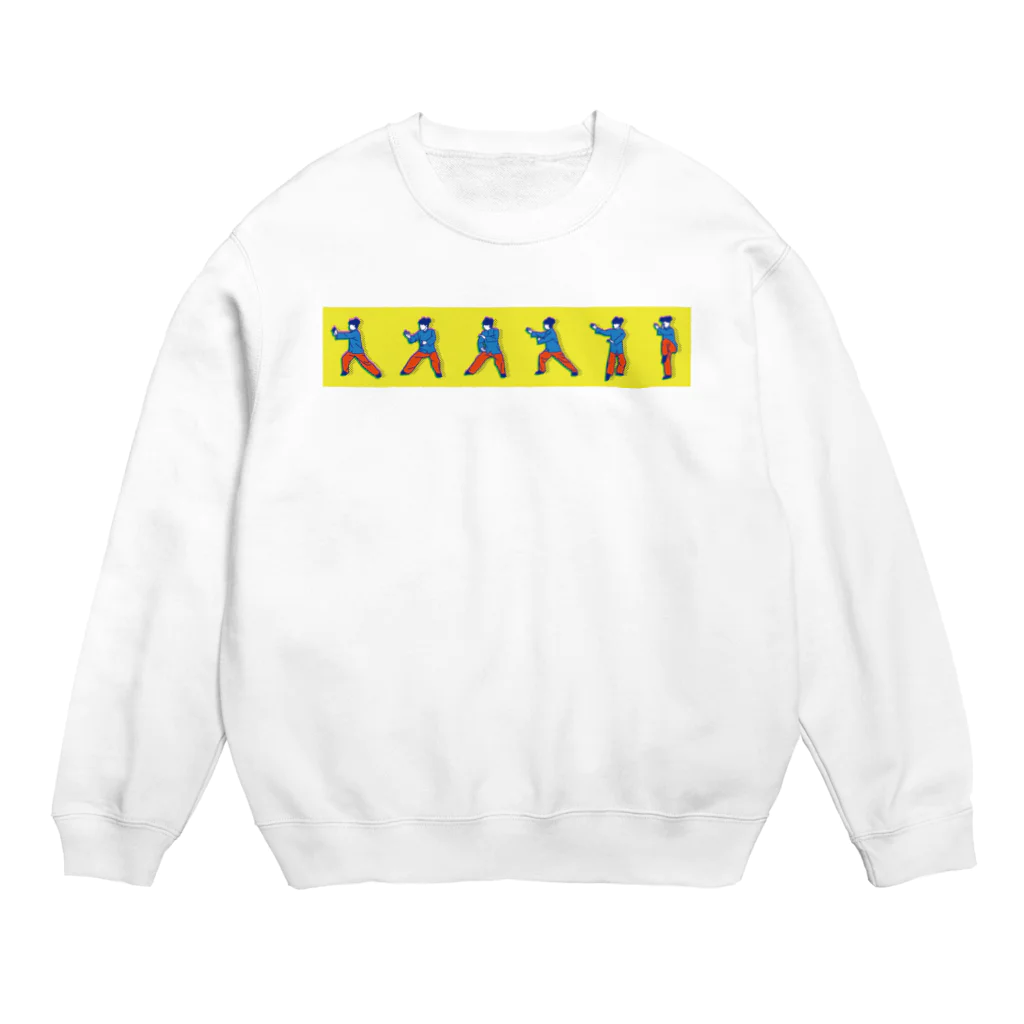 中華呪術堂（チャイナマジックホール）のポップな太極拳 Crew Neck Sweatshirt