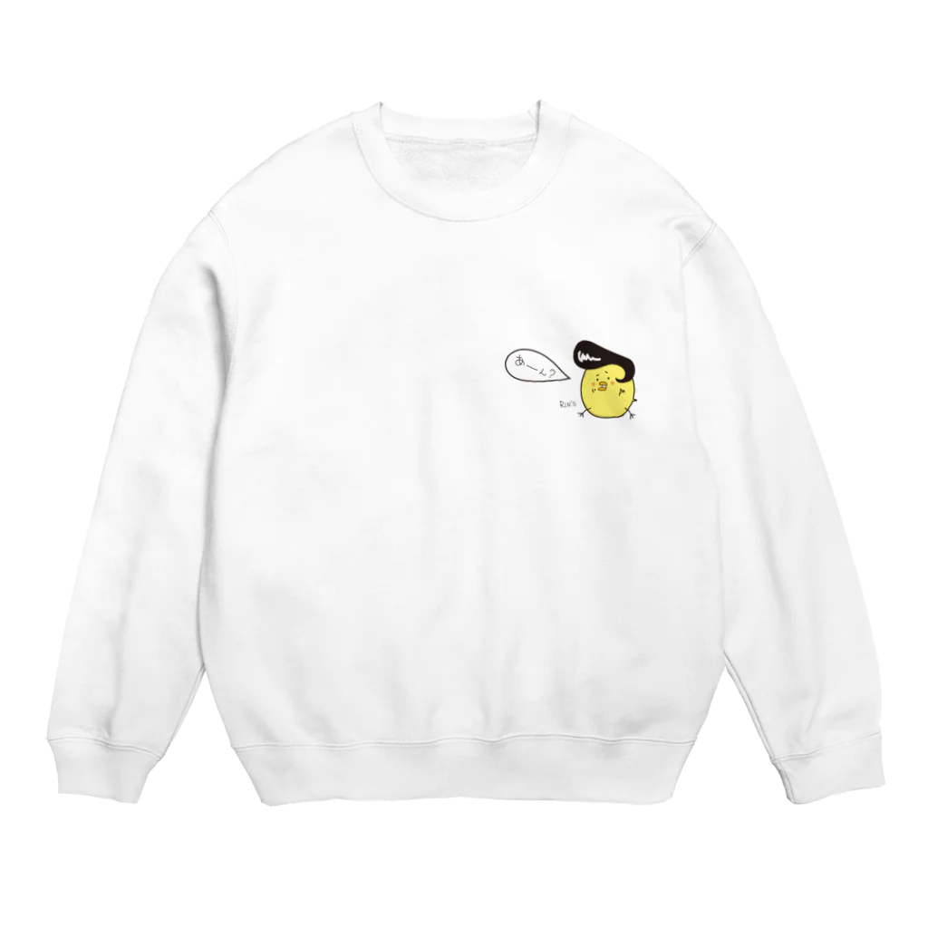 JUNO AND JUNONのツッパリひよこのトレーナー（全14色） Crew Neck Sweatshirt