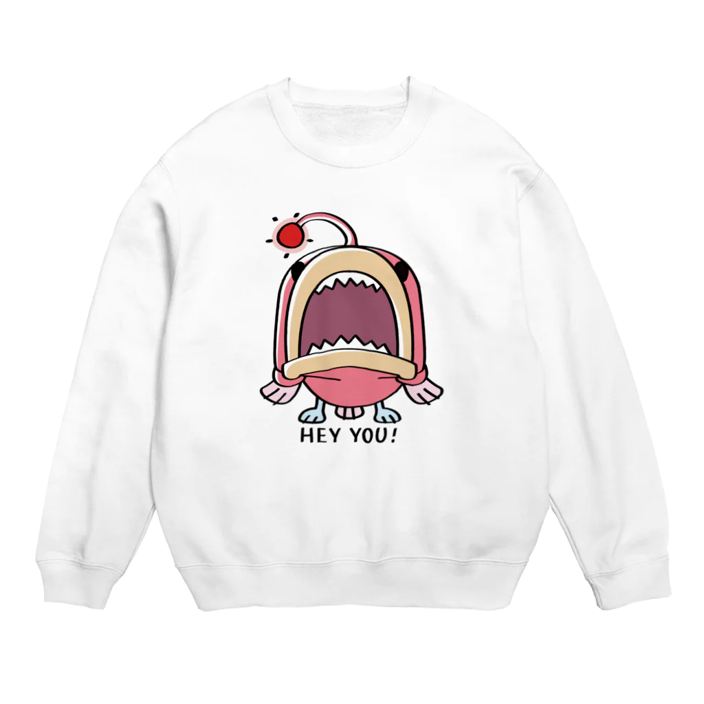 イラスト MONYAAT の海の底のあんこ姫*HEY YOU!*A Crew Neck Sweatshirt