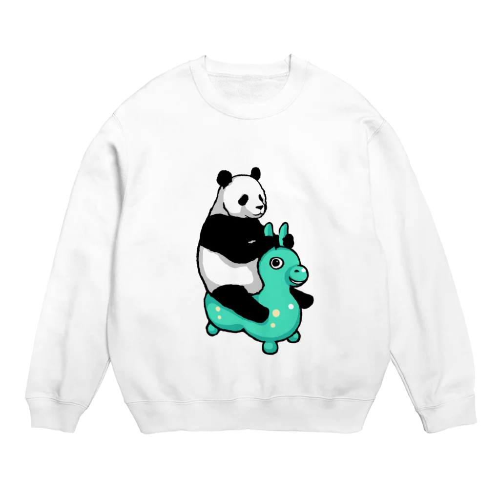 白黒迷彩のロディパンダ Crew Neck Sweatshirt