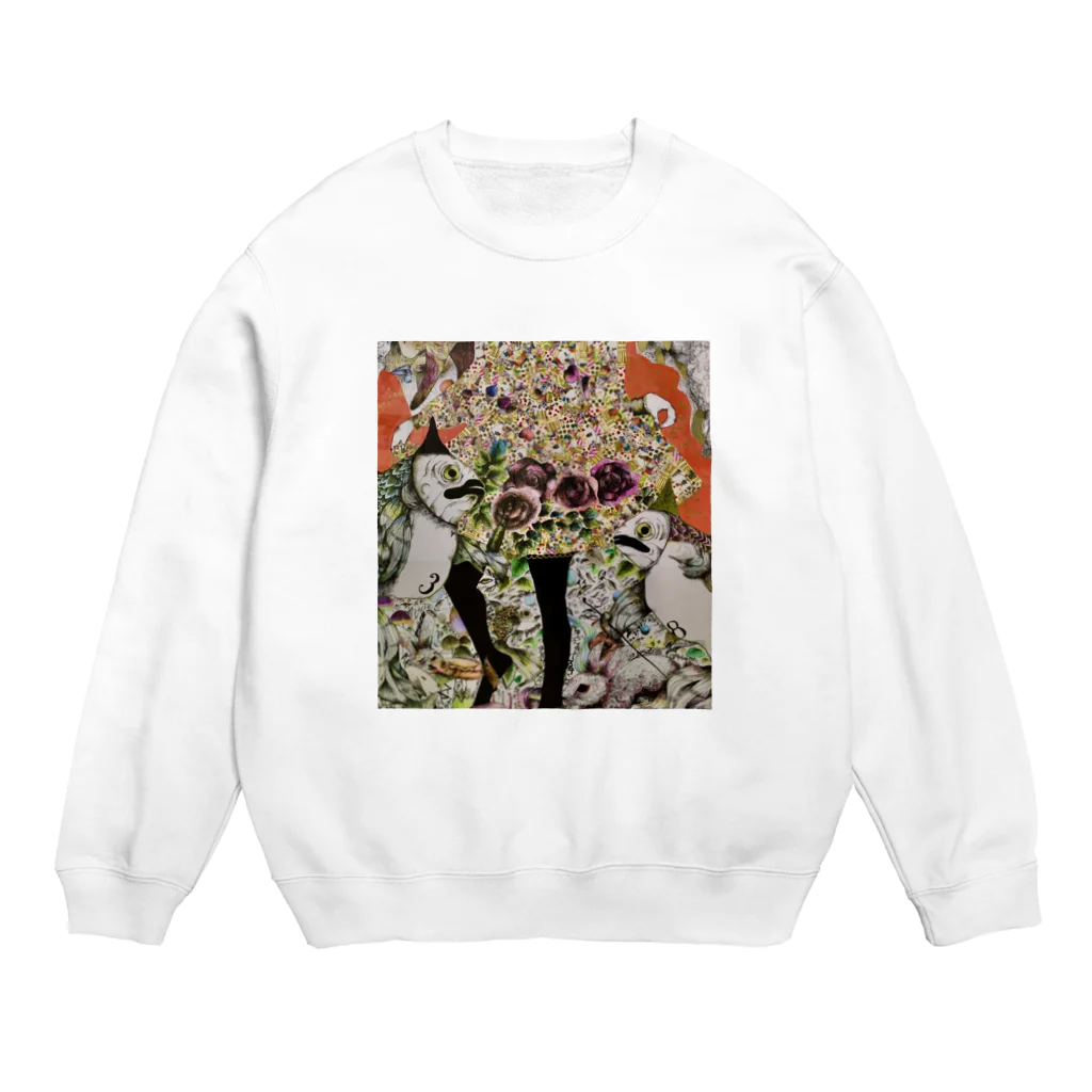 田中翠色の金魚くん Crew Neck Sweatshirt