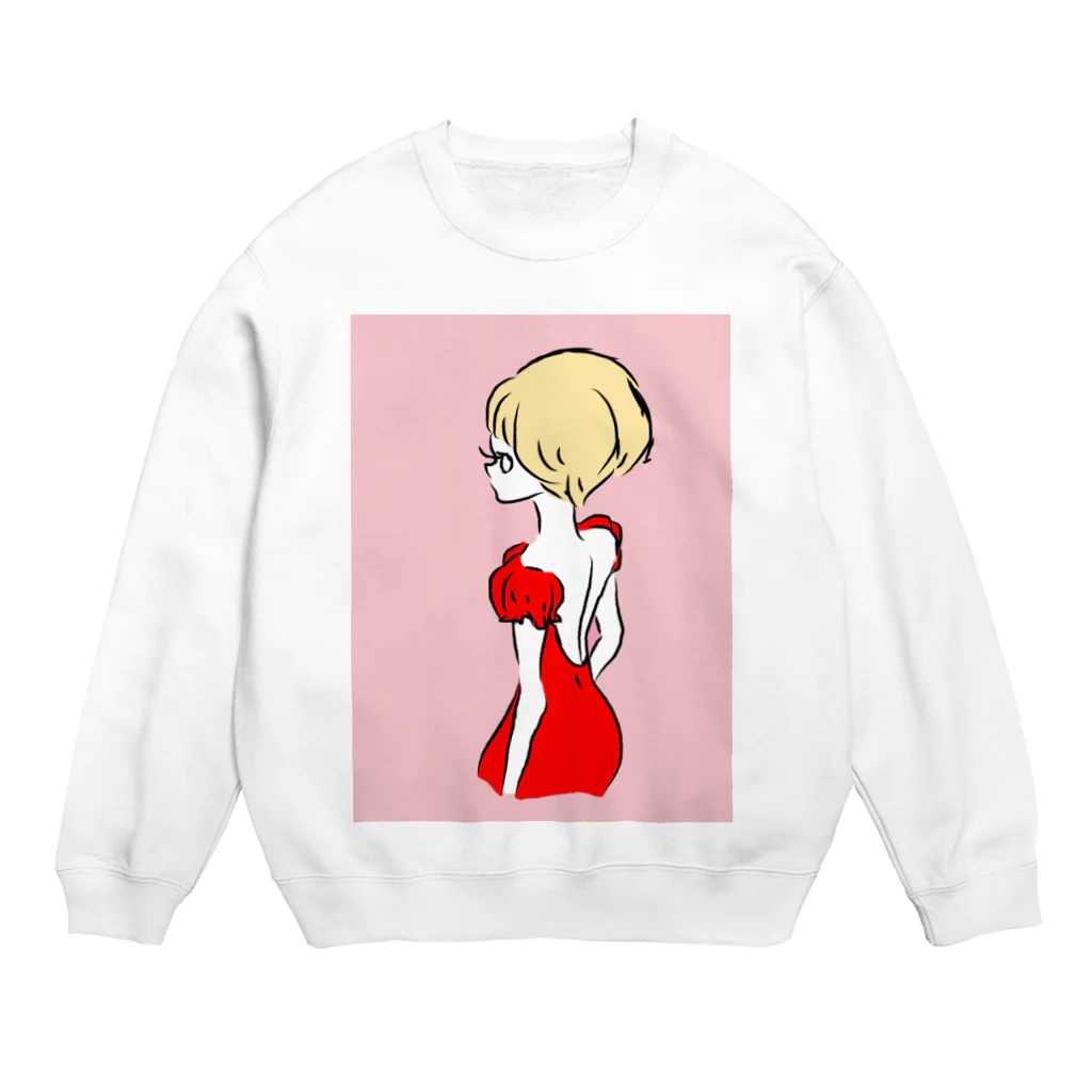 かじきのドレスコード Crew Neck Sweatshirt