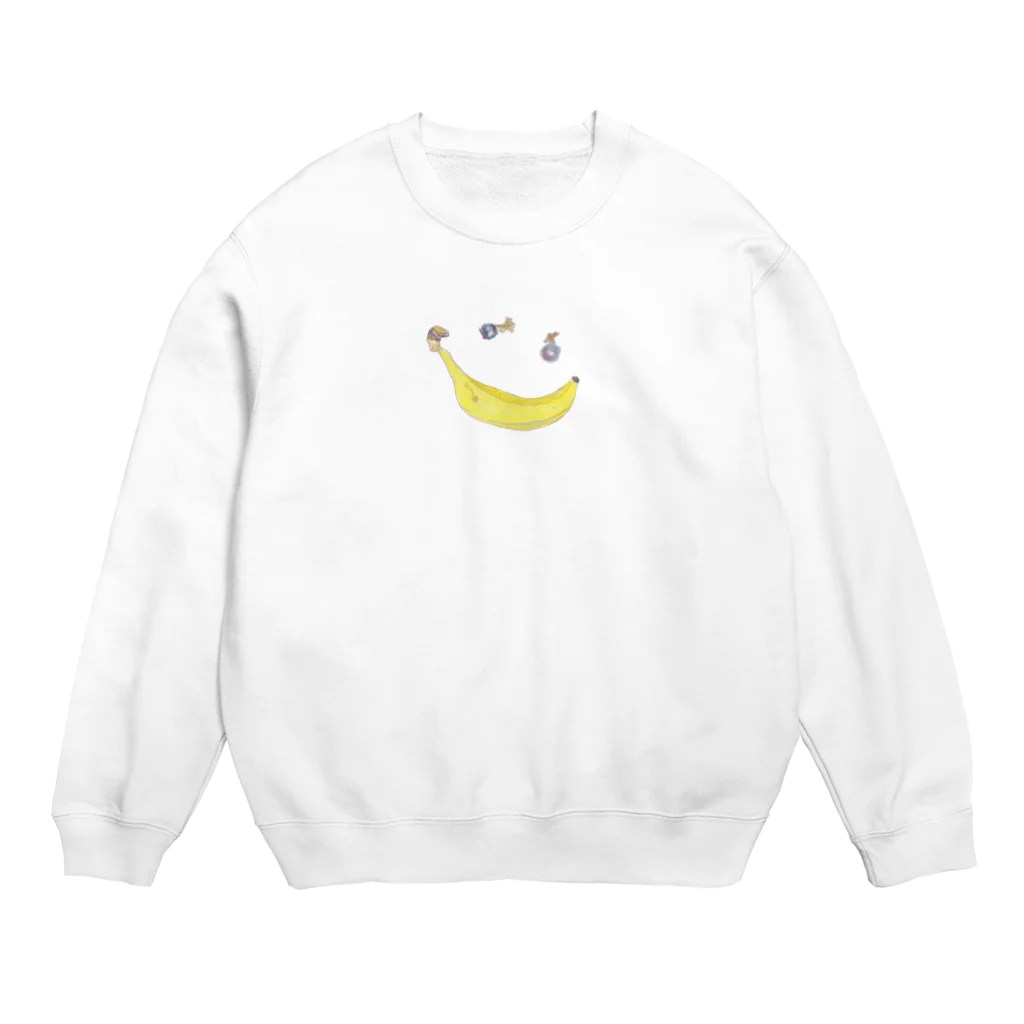 ホームタウンスター　Hometown Star のバナナスマイリー　Banana Smiley Crew Neck Sweatshirt