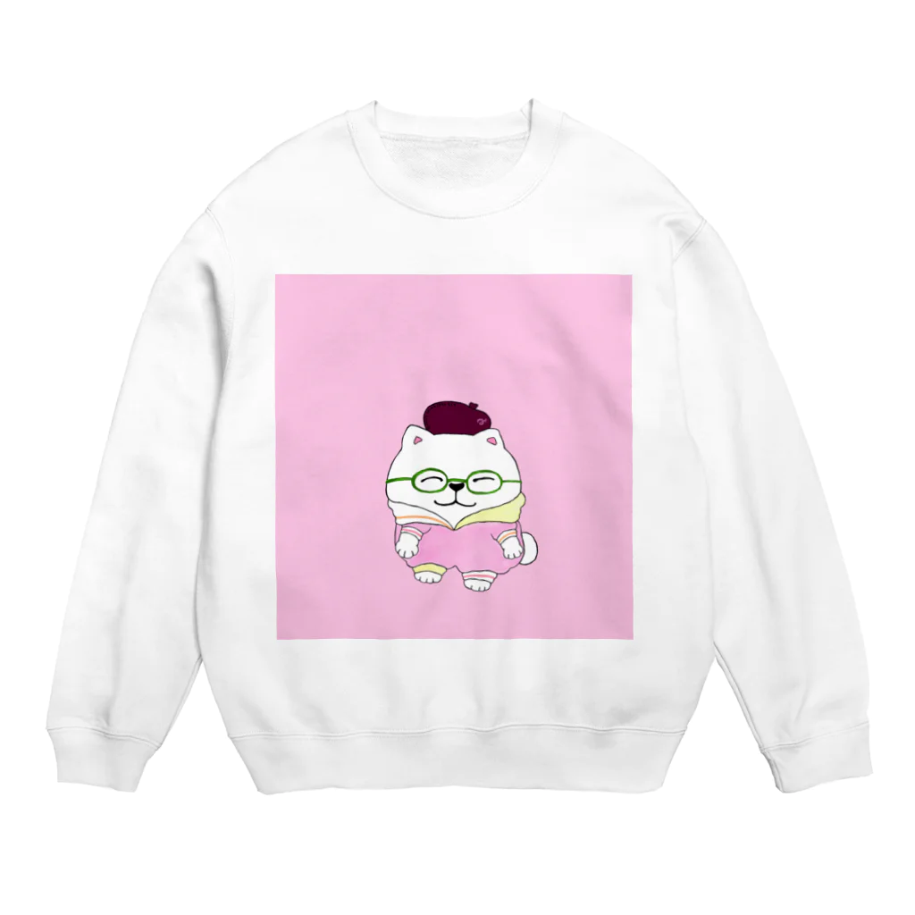 みかのふとねこたまらん Crew Neck Sweatshirt