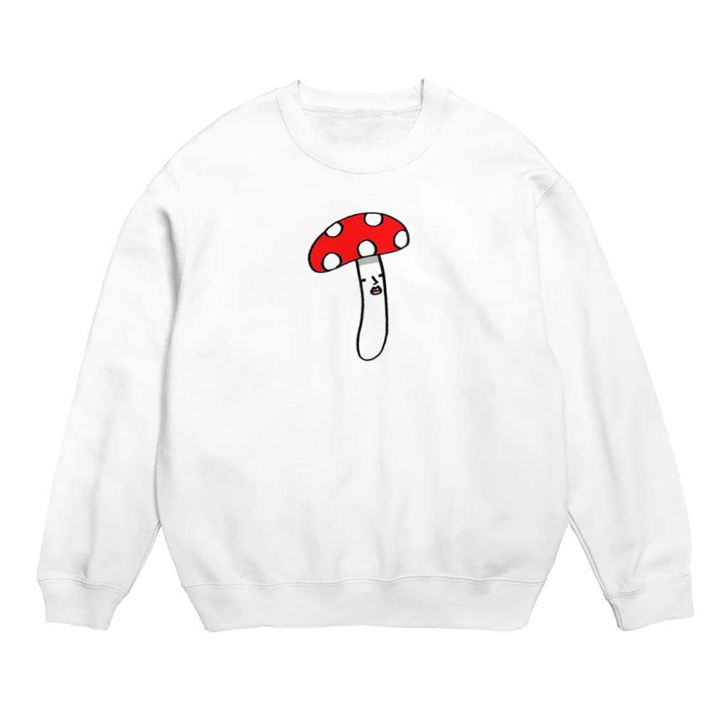 うさぎまつりのきのこ Crew Neck Sweatshirt