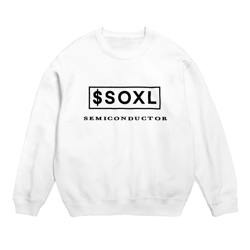 FULL investerの$SOXL Tシャツ/パーカー/トレーナー Crew Neck Sweatshirt