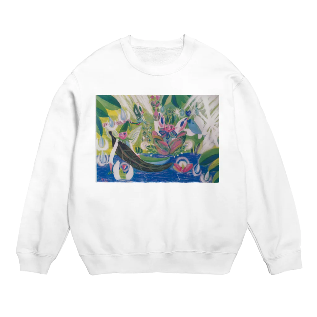 アンジュアートショップのふたりの妖精 Crew Neck Sweatshirt