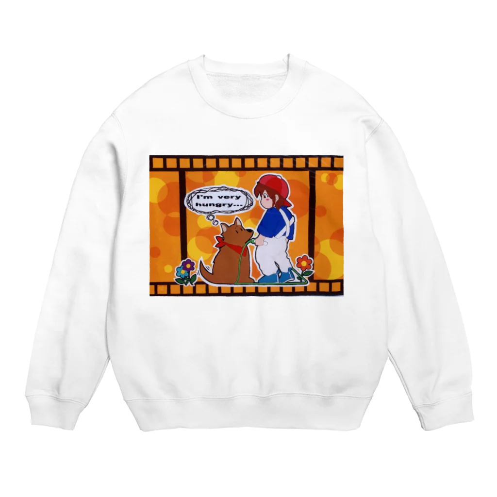 ざしきにゃんこ製作所のいつかの思い出 Crew Neck Sweatshirt