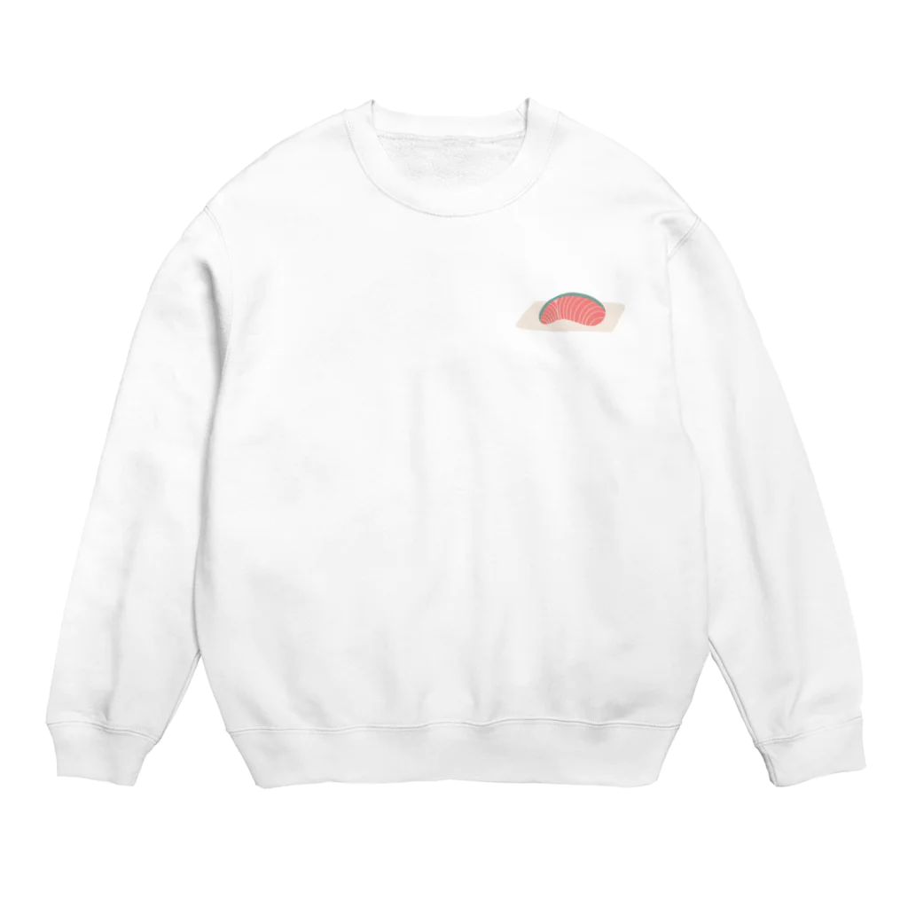 わなしのしゃけ Crew Neck Sweatshirt