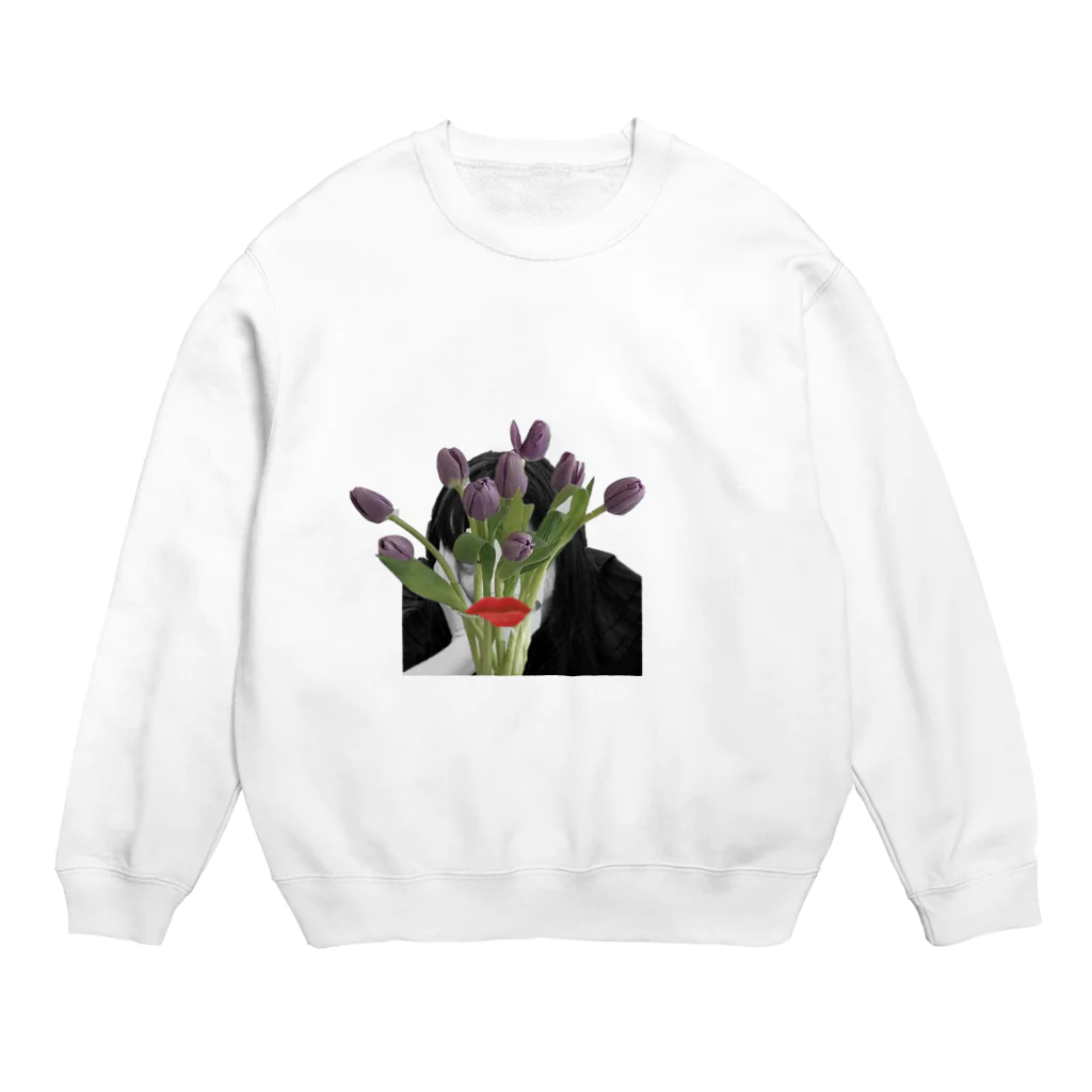 ホワホワのコラージュ Crew Neck Sweatshirt