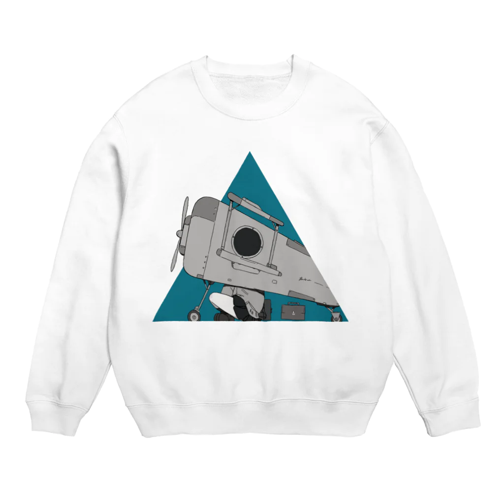 ダイスケリチャードの飛行機△ Crew Neck Sweatshirt