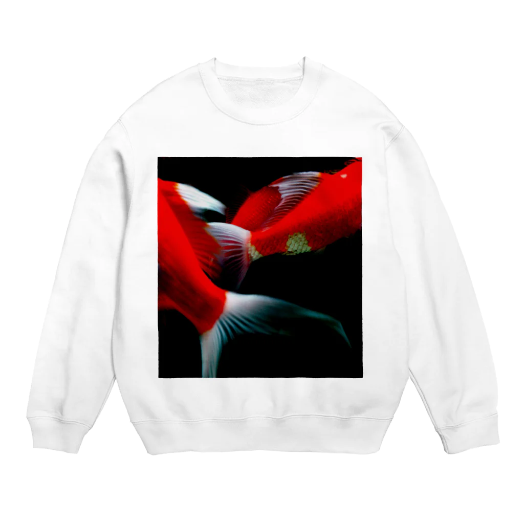 momenkoTWの錦鯉の鰭 Crew Neck Sweatshirt