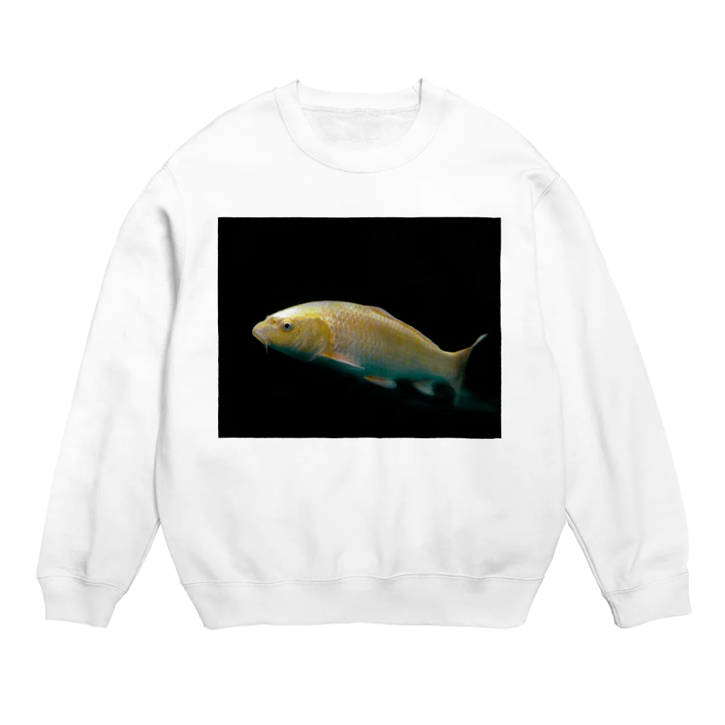 momenkoTWの金色の錦鯉 Crew Neck Sweatshirt