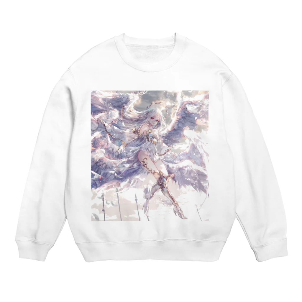 捨てのエンジェル Crew Neck Sweatshirt