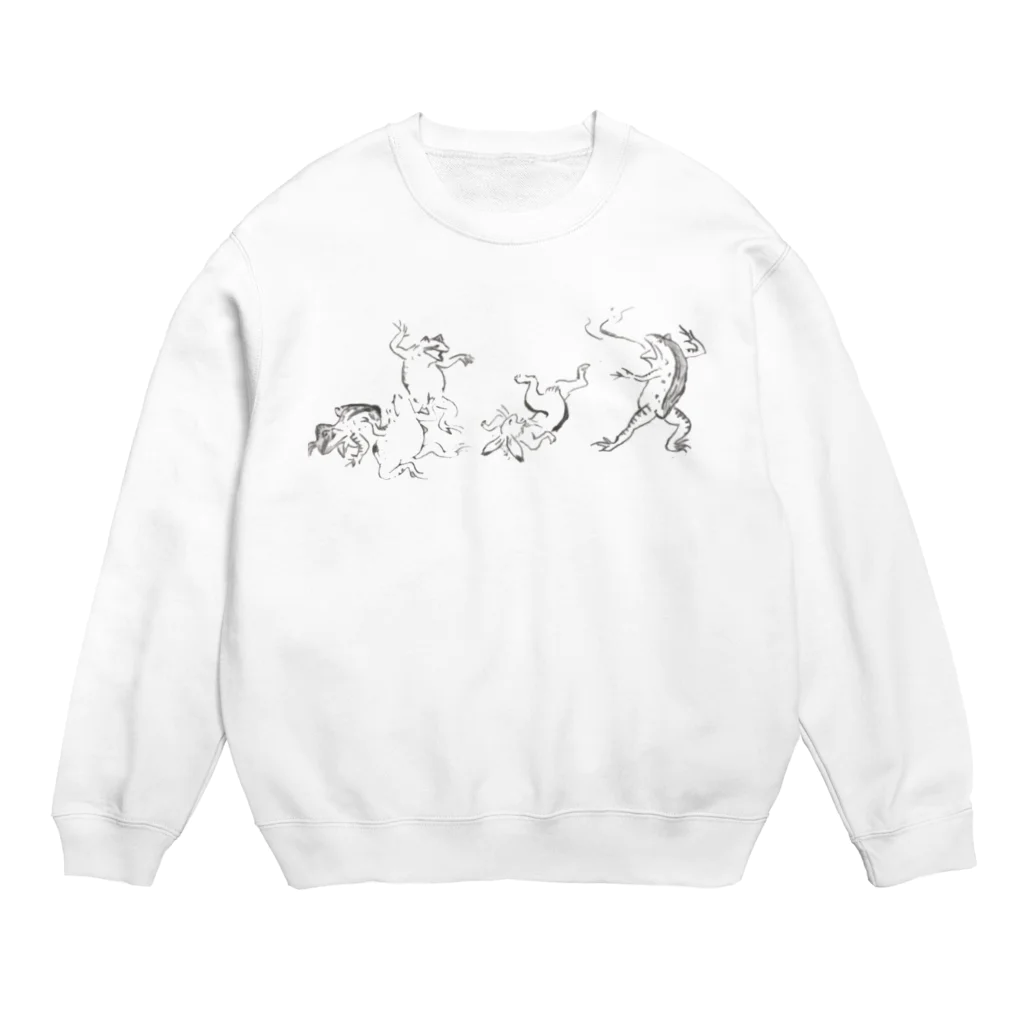 RED-SKYの鳥獣戯画 Crew Neck Sweatshirt