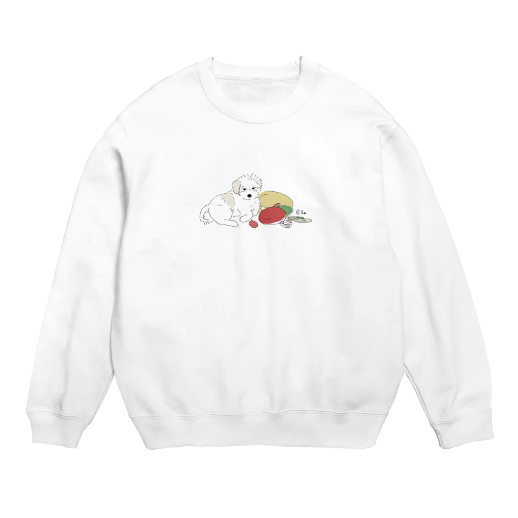 すなぱんだのエルくん Crew Neck Sweatshirt