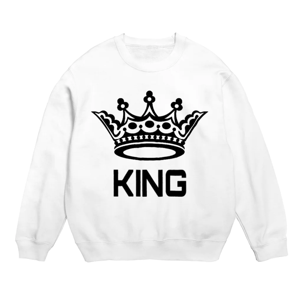 QUEENのQUEEN【KINGバージョン】 オリジナルグッズ Crew Neck Sweatshirt