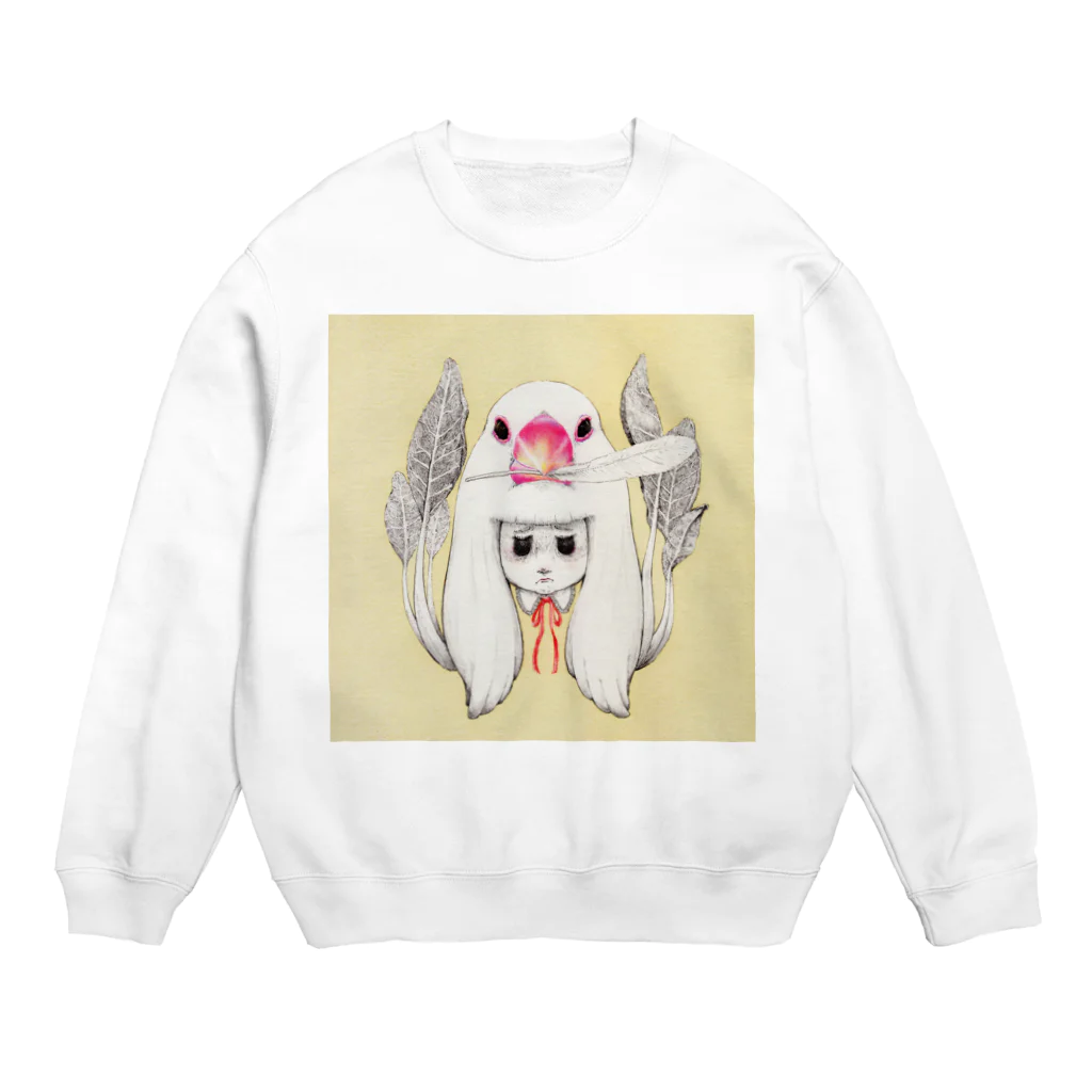 伊藤ヒロフミ売り場の文鳥からのプレゼント Crew Neck Sweatshirt