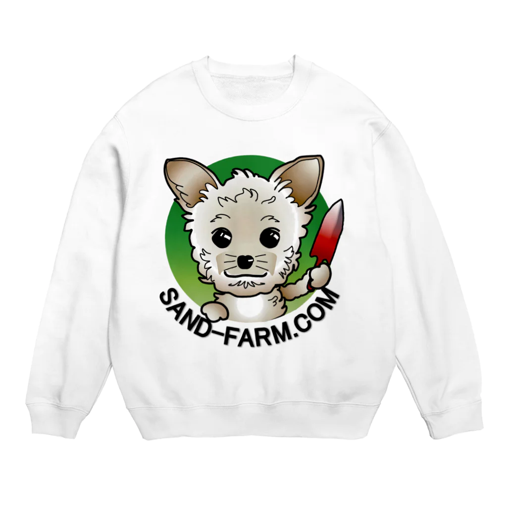 Sand Farm Fukaya / サンドファーム深谷のサンドファーム深谷 公式キャラクター ｢サンドちゃん｣ Crew Neck Sweatshirt