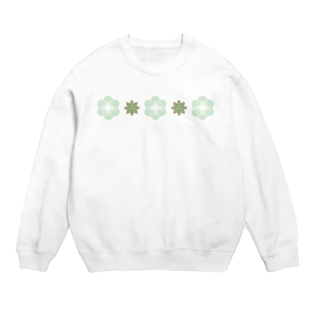 cotton-berry-pancakeの多肉植物 Crew Neck Sweatshirt